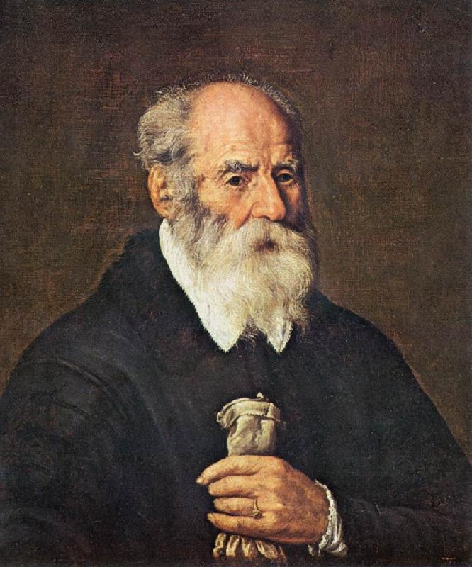 BASSETTI, Marcantonio Portrait of an Old Man with Gloves 22 oil painting image
